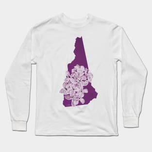 New Hampshire Purple Lilac Long Sleeve T-Shirt